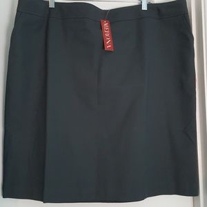 Merona gray dress skirt, NWT